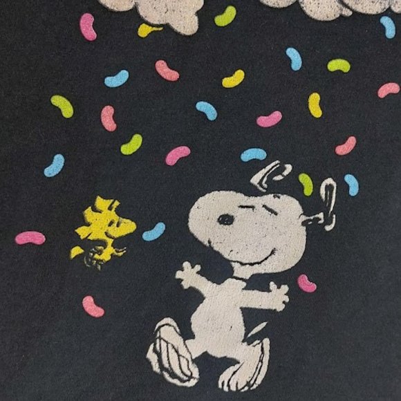 Peanuts Snoopy And Woodstock Jellybean Dancing Tshirt - Picture 2 of 2